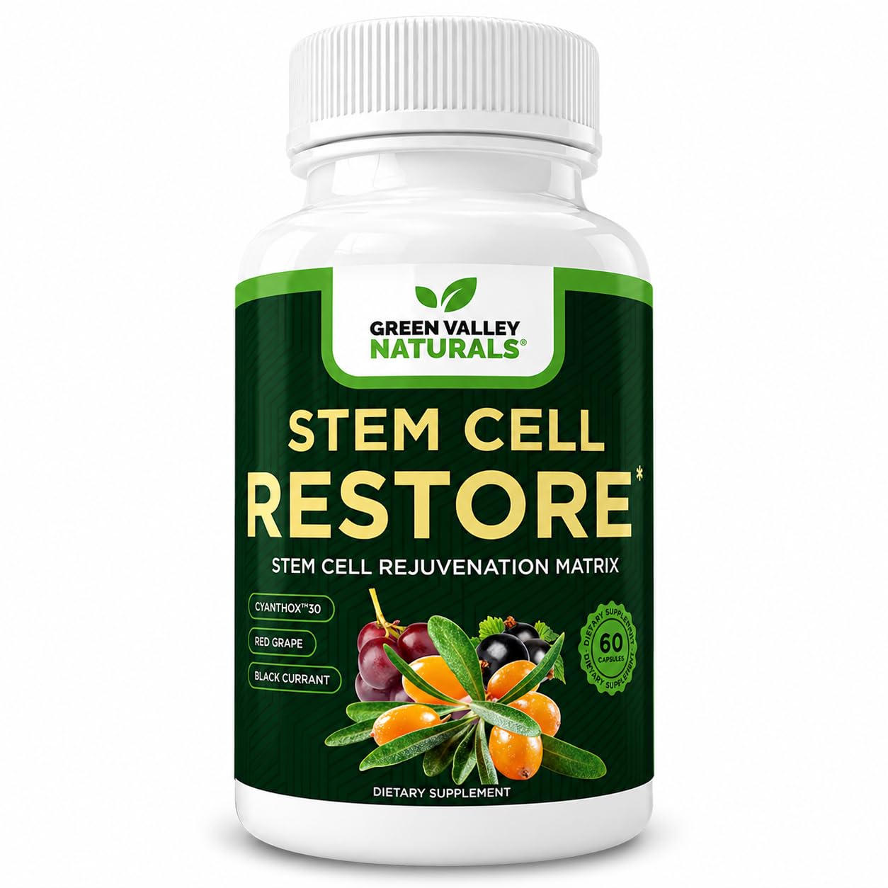 Amazon.com: GREEN VALLEY NATURALS Stem Cell Restore – Cellular